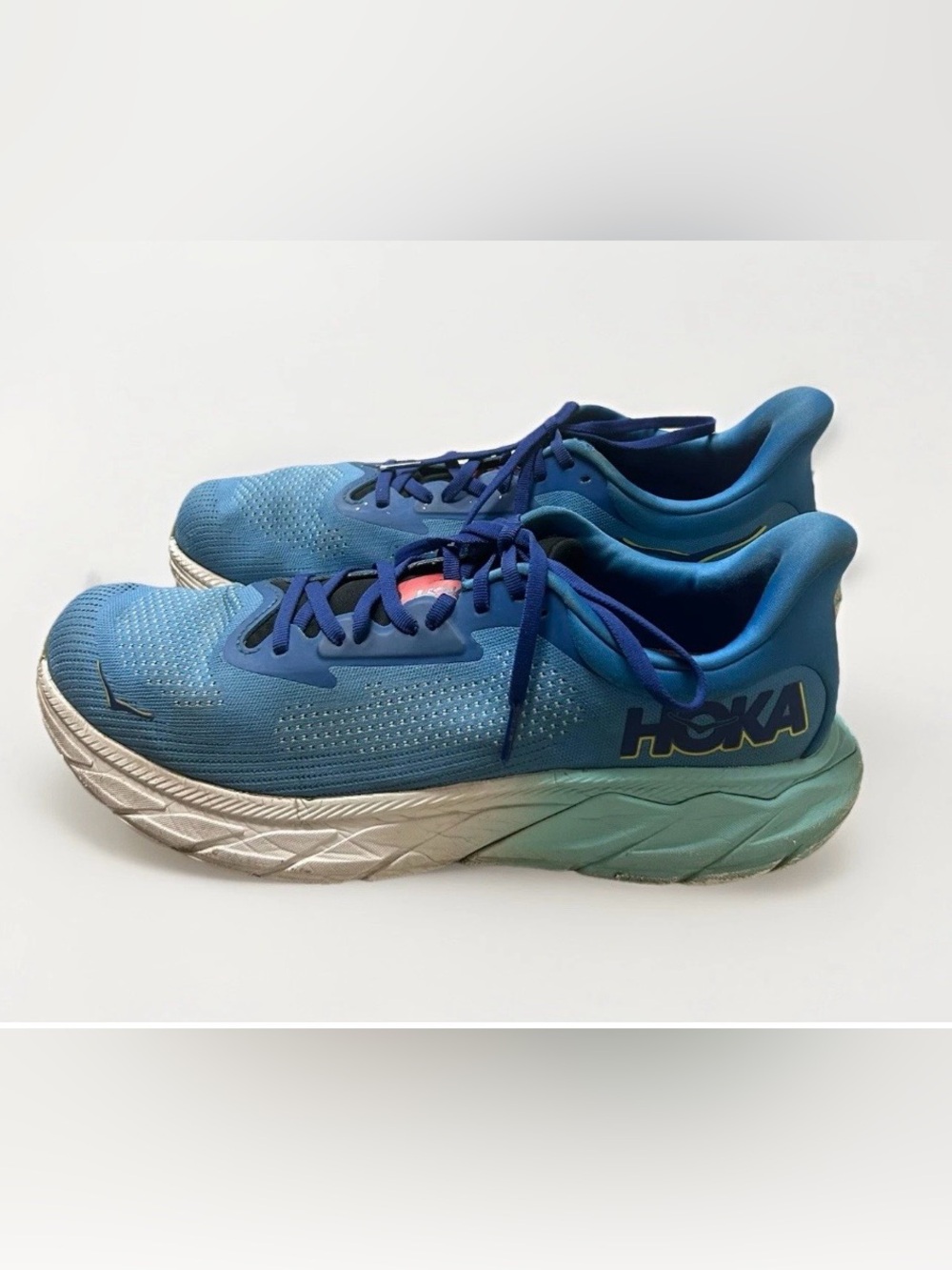 Hoka One One Arahi 7 Men’s Size 11.5 D Running Shoes Sneakers Blue Comfort Sport